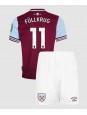 West Ham United Niclas Fullkrug #11 Heimtrikotsatz für Kinder 2024-25 Kurzarm (+ Kurze Hosen)